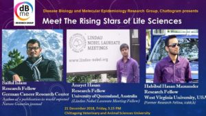 Chittagong Talk show ‘Meet the Rising stars of life sciences’ (2018)and